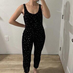 Women’s Nasty Gal Black Star Jumpsuit‎ Size 6 Nastygal